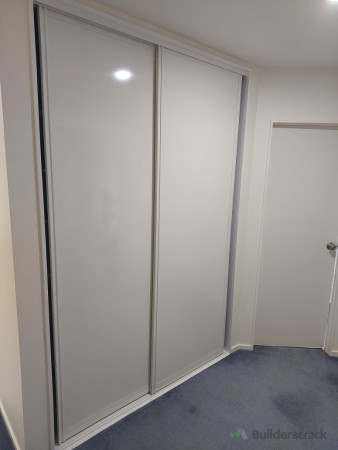 New sliding doors installed