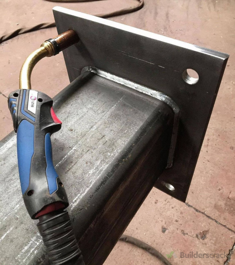 Base plate Mig welding