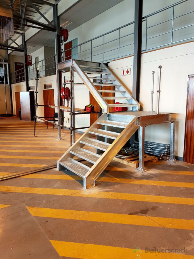 Staircase for fire station