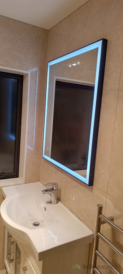 Lighting Wall mirror installation