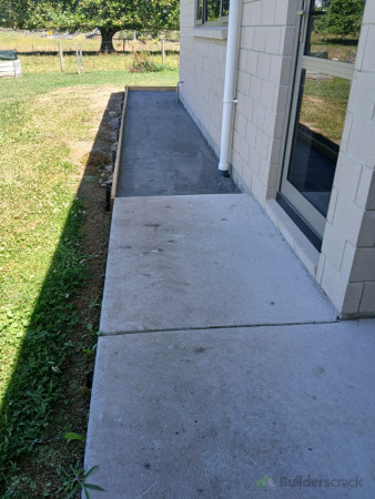 Fines added and compacted ready for plastic and mesh