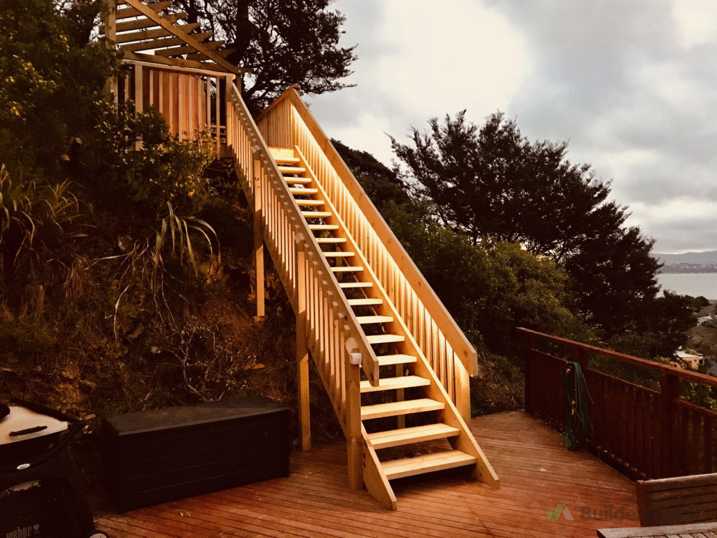 Staircase and decking, Eastbourne