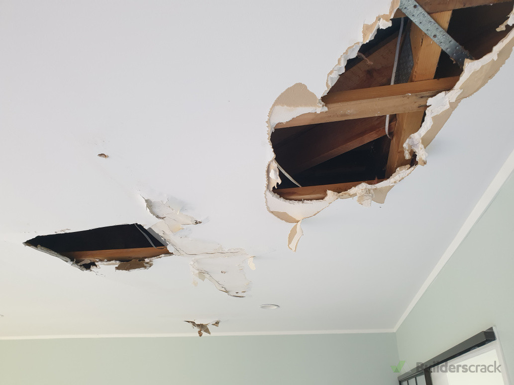 Flood damaged ceiling 😪