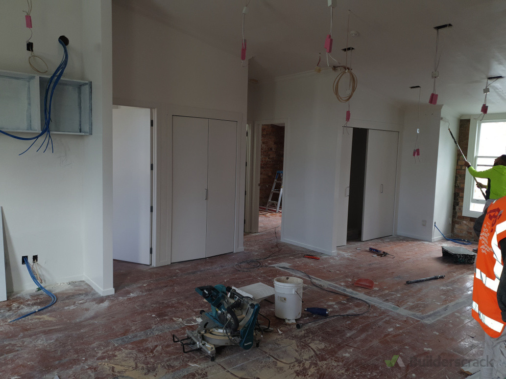 Fitted out new power points lights and data cable in an office in Ponsonby.