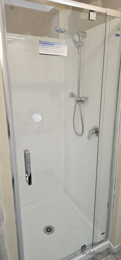 New shower installed
