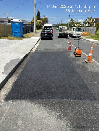 New Asphalt road reinstatement