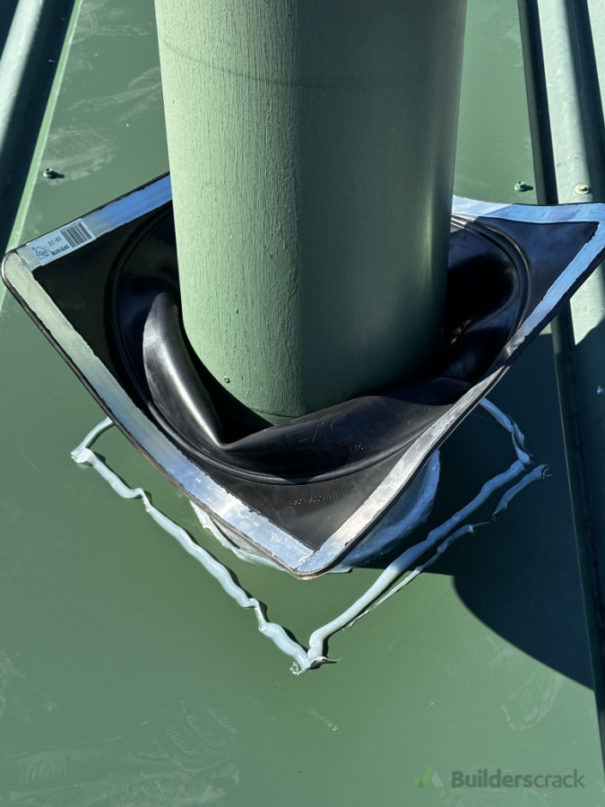 New flashing and dek tite installed, happy client!