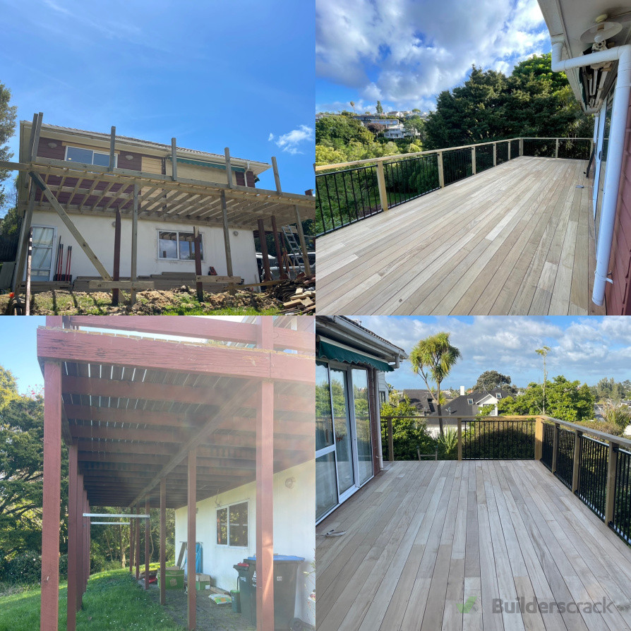 Existing decking makeover
