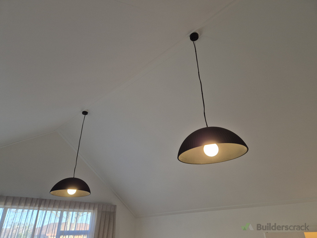 Feature lighting in lounge.