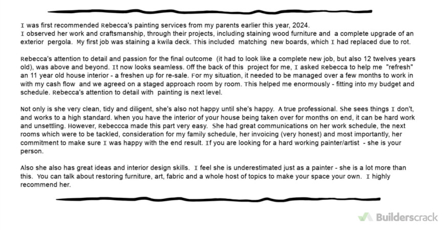 Selina's deck staining and whole interior house painting