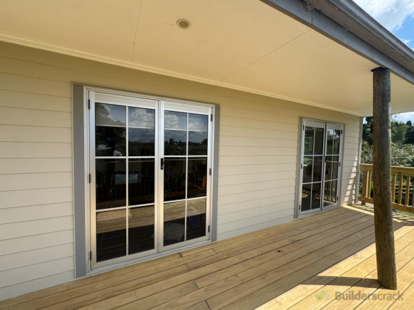 New deck, new weatherboard