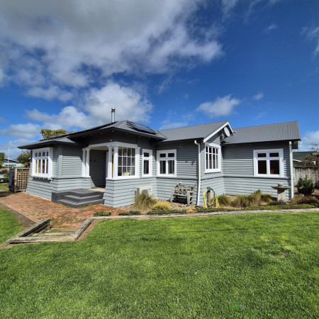 After photo featuring the Franz Joseph walls and Okarito windows and trim.