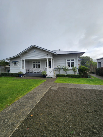 Before photo as we arrived on site to prepare for painting.