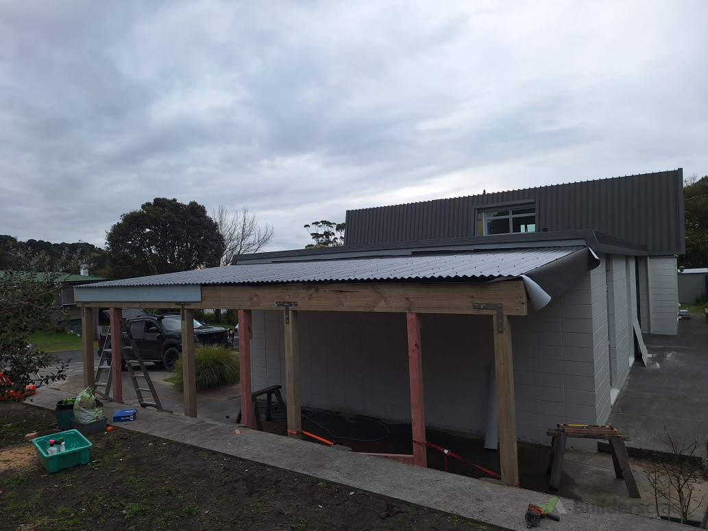 Carport and roofing iron