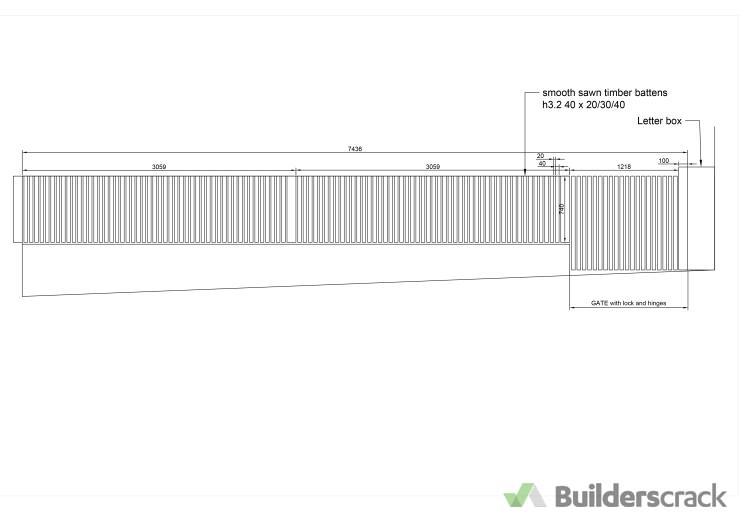 Timber fence required (#1076647) | Builderscrack
