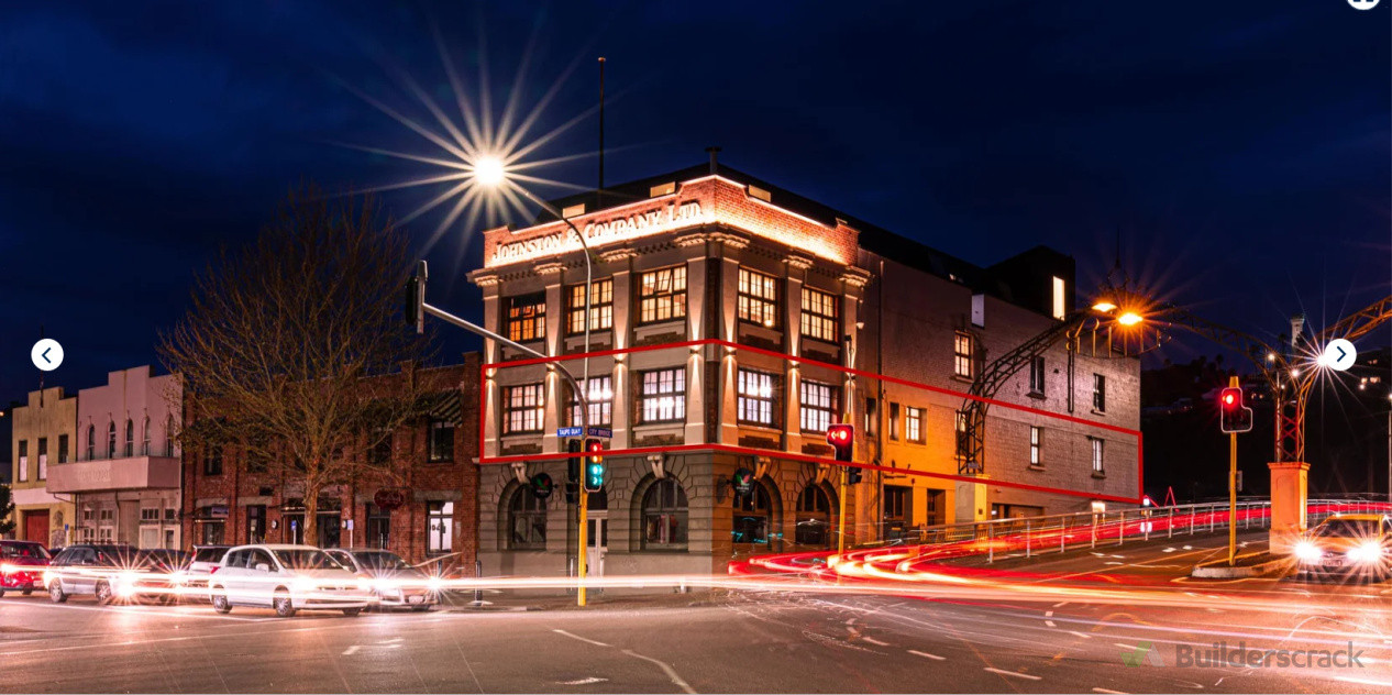 4 story building, 8x30m, Whanganui