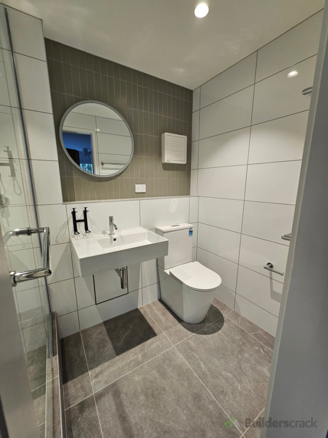 bathroom remodeling - tiling anfd fixtures