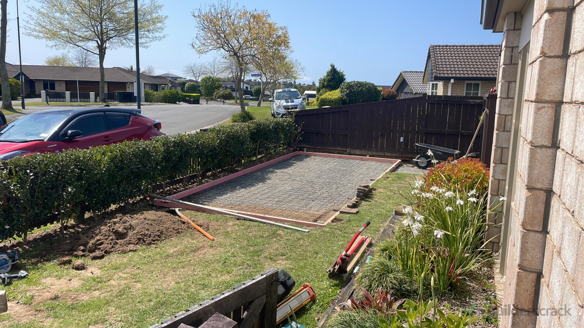 A private caravan slab prep for a close client.