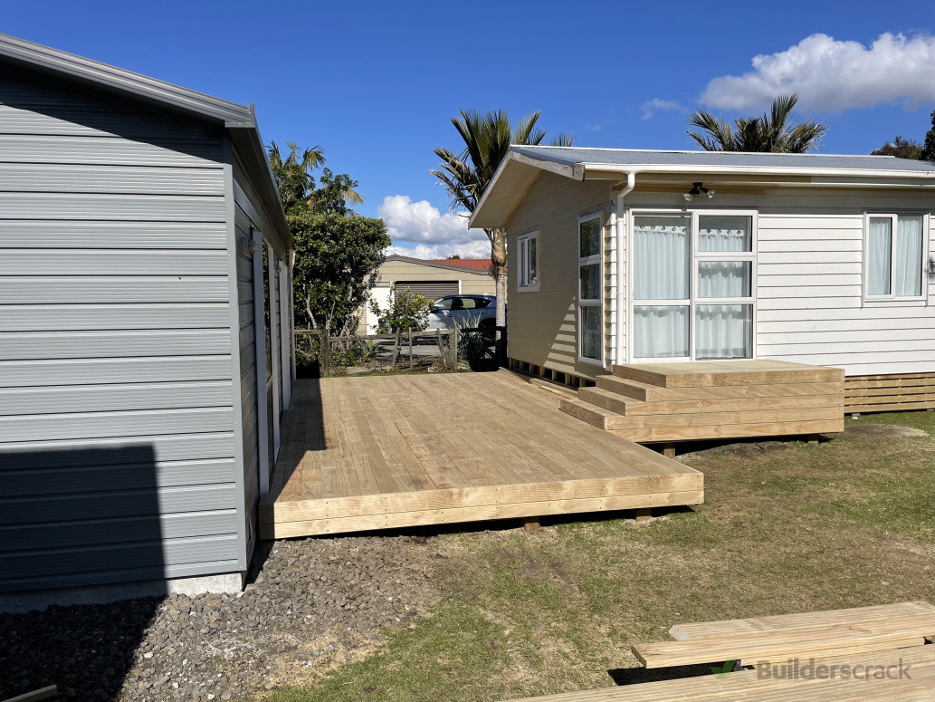 Outdoor entertainment area, creating an outdoor space for clients to enjoy in the summer!