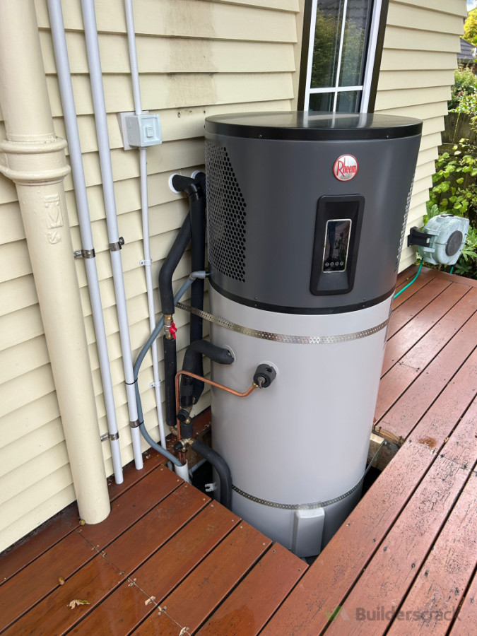 Aircon Hot Water Cylinder Install