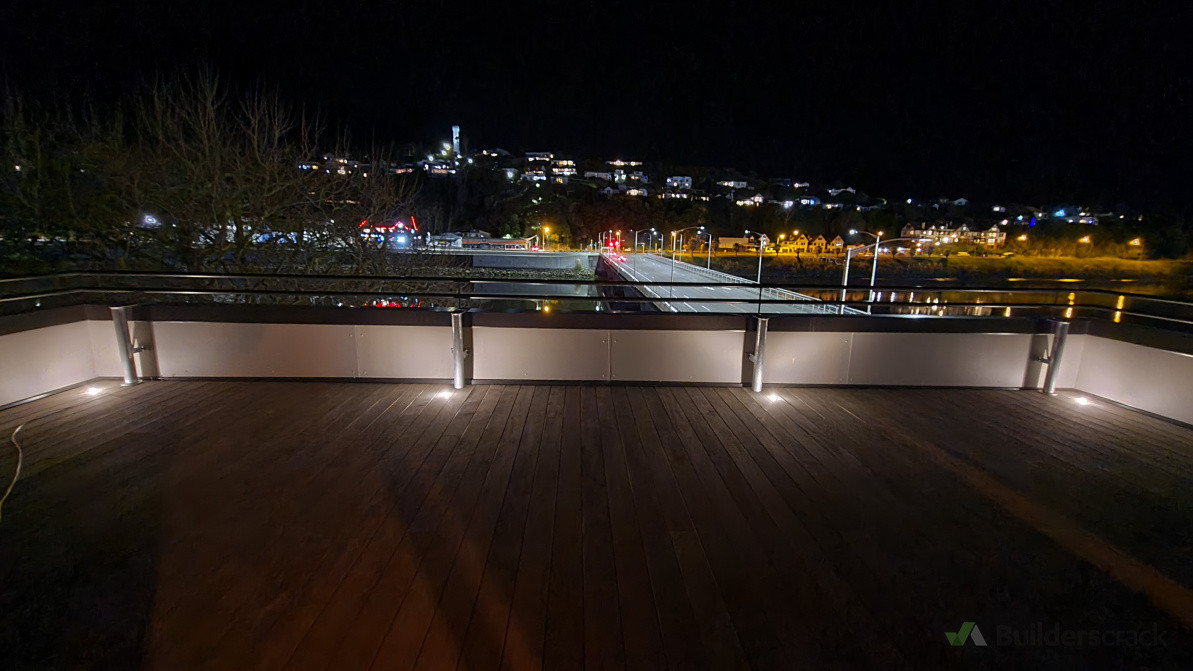 Back-deck at nightime