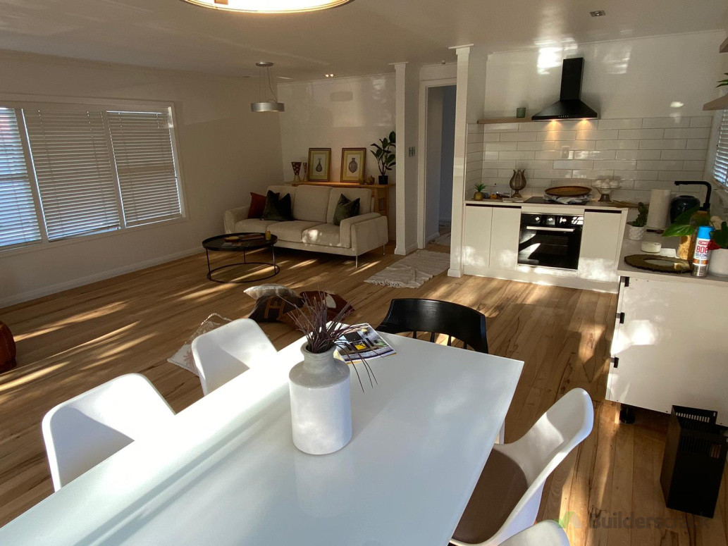 living room & kitchen electrical fitout