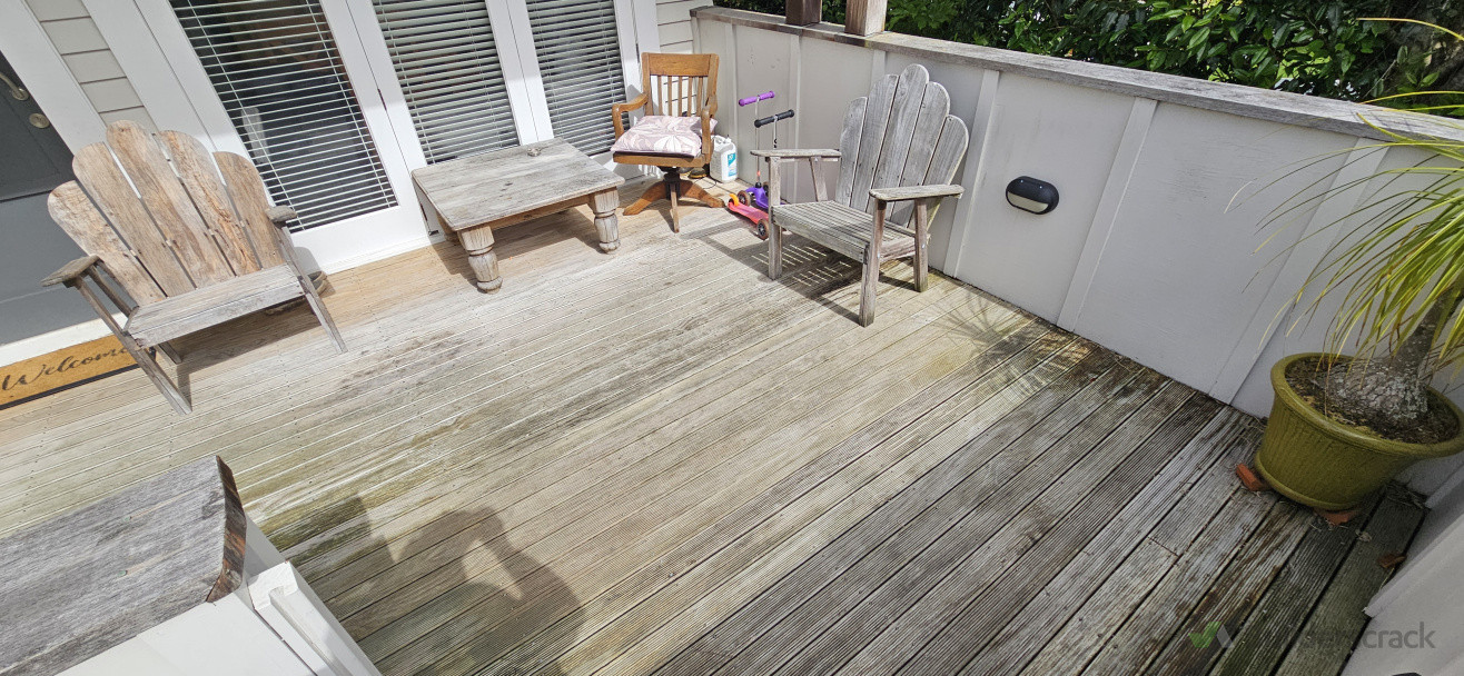 Old pine decking that was removed to make way for new vitex decking