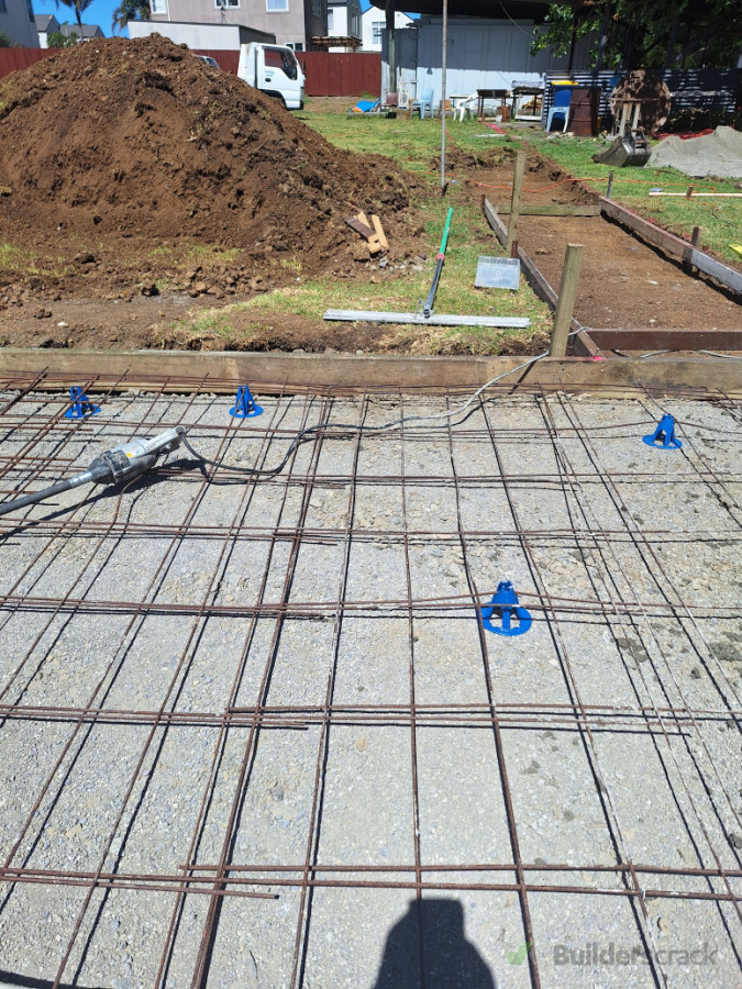 Excavation, concrete , supply n lay ,