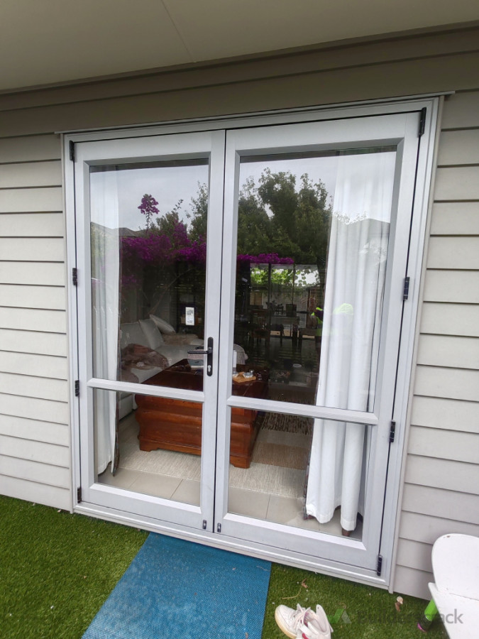 Retrofit double glaze job at Stonefield.