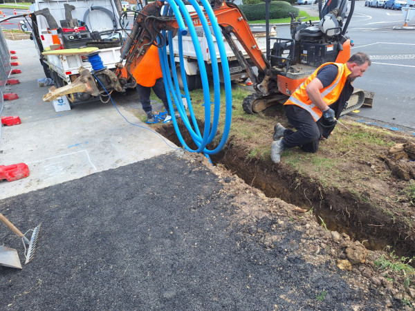 Direction drilling exit point