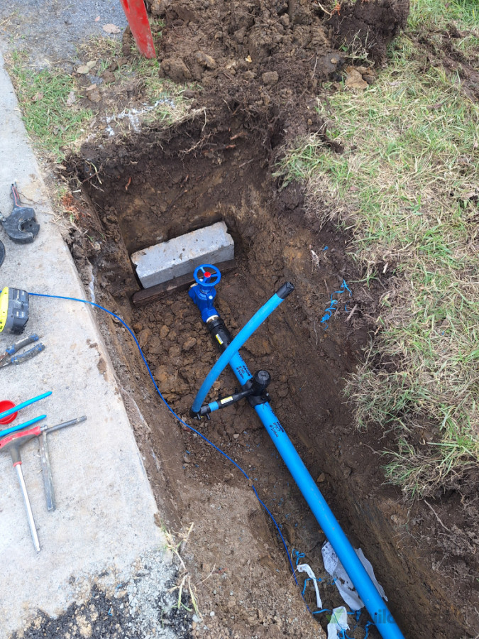 Water installation & EF welding