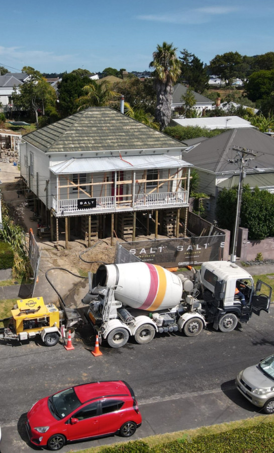 Concrete ready to poor