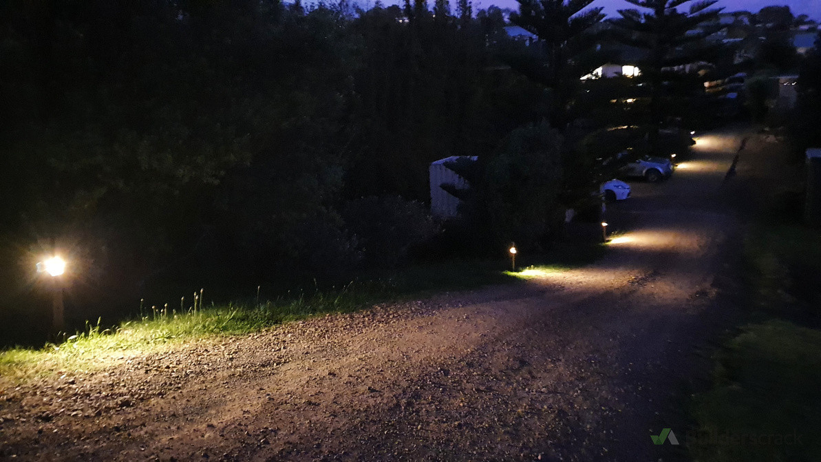 automated driveway lights