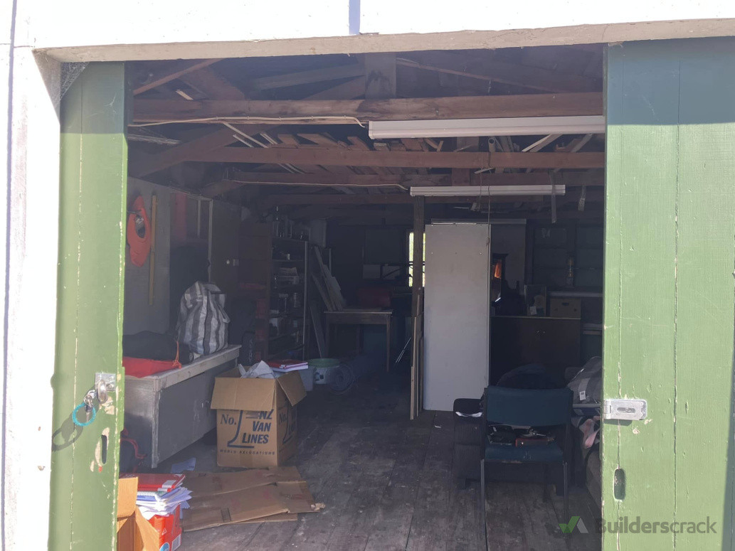 Shed renovation before