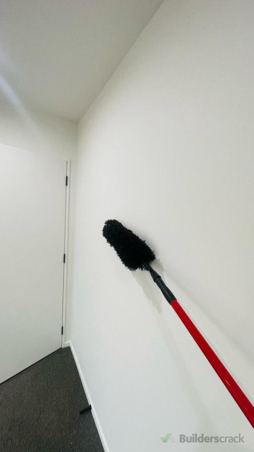 Remove dust from walls