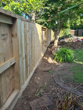 New fence