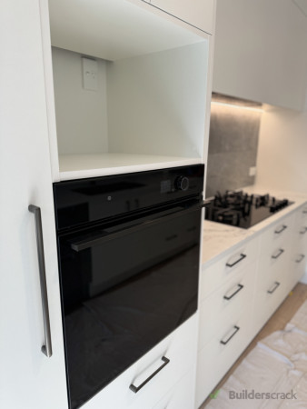 New oven at the perfect height