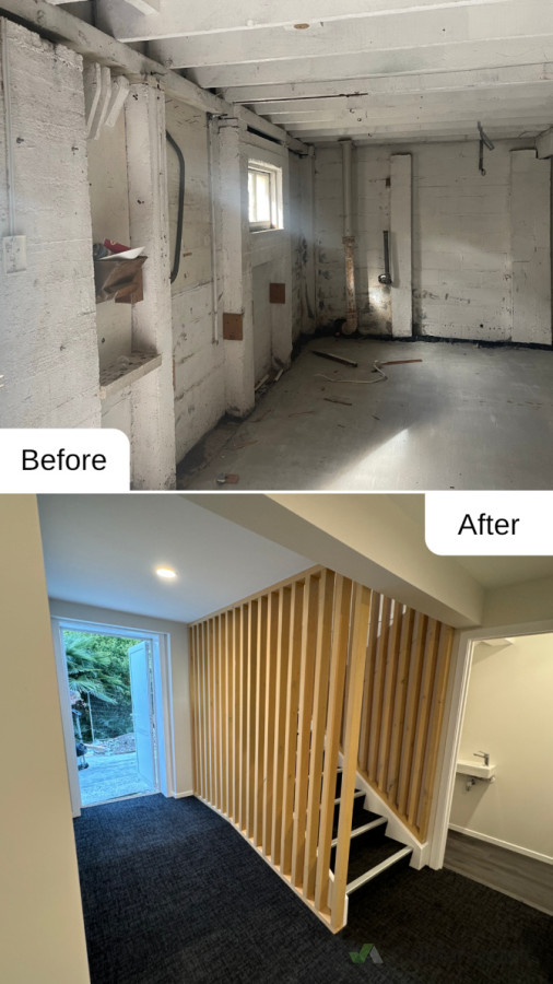 New office stairwell