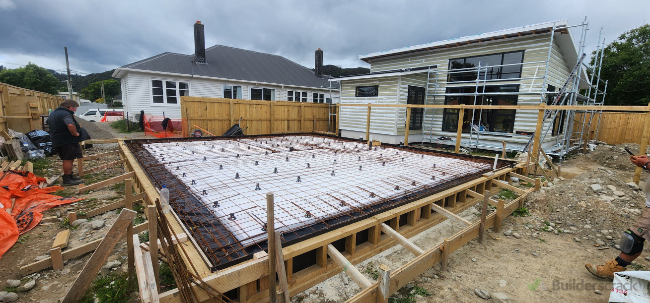 slab framing and steal work