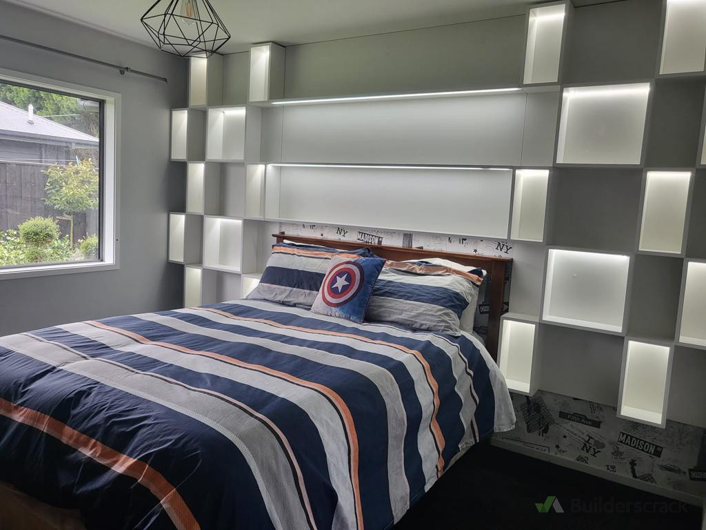 Shelving for collectables with LED lights