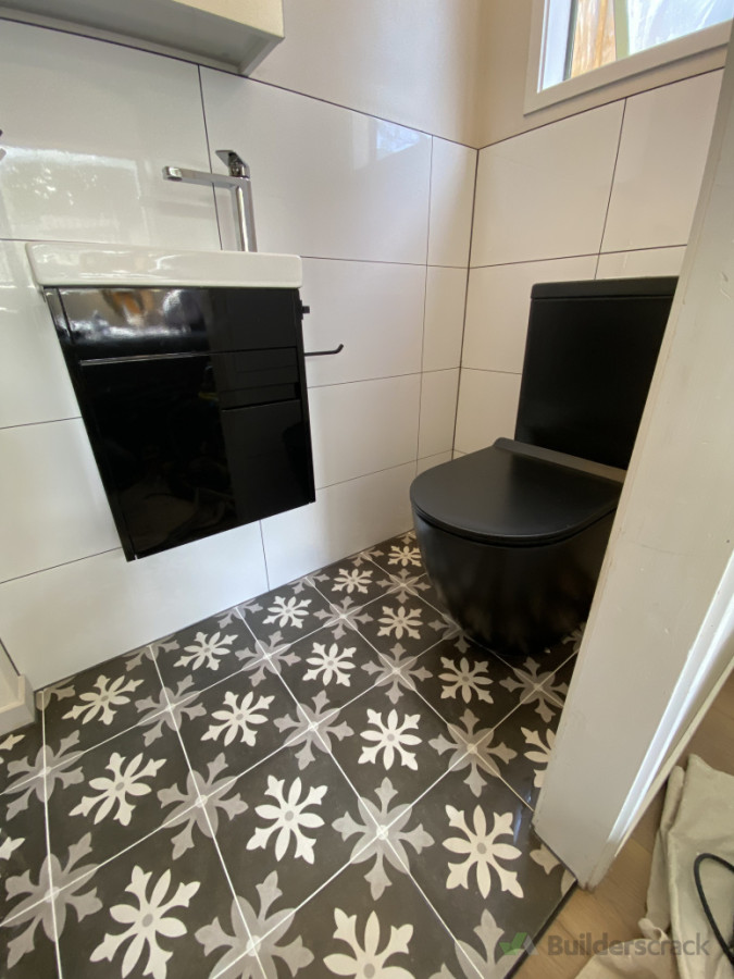 Sleep out bathroom installation