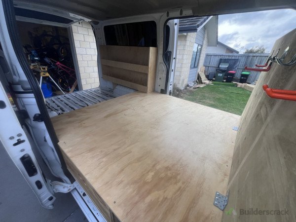 They wanted shelves at the back.