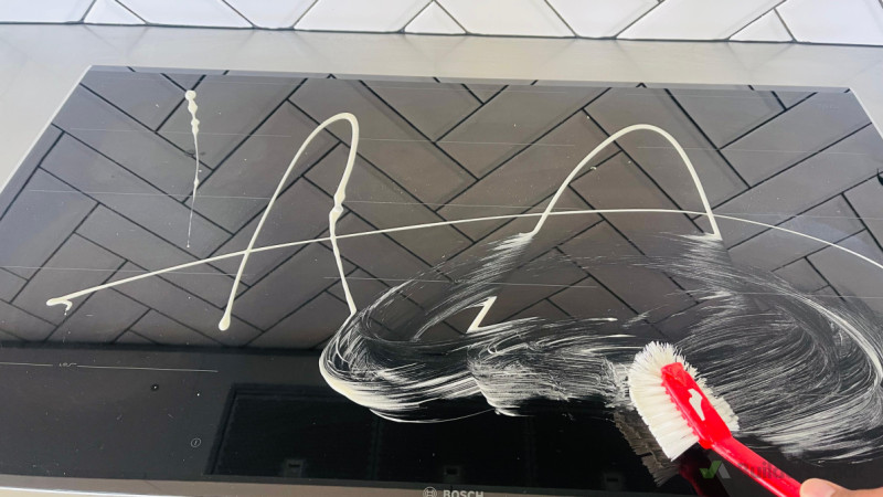 Always scrub the cooktops