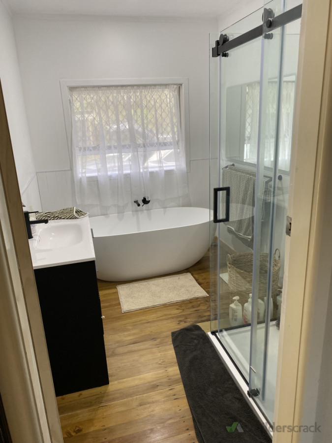 Full bathroom renovation. Came out great!