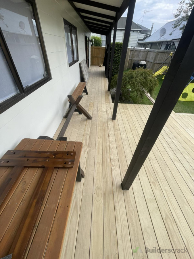 All new decking done