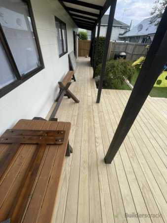 All new decking done