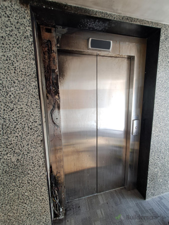 Burned out Elevator Controller