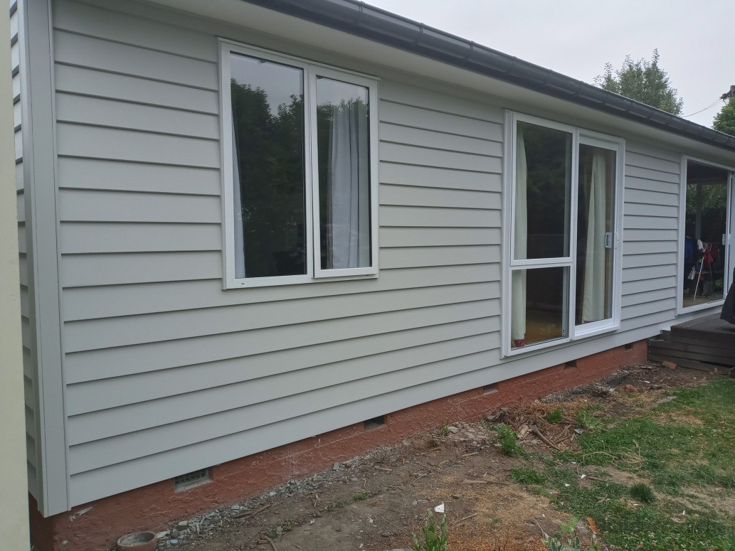 Cladding and install new Windows