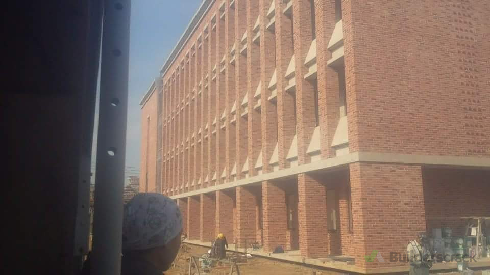 University brick building