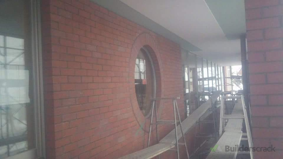 Brickwall with circle window